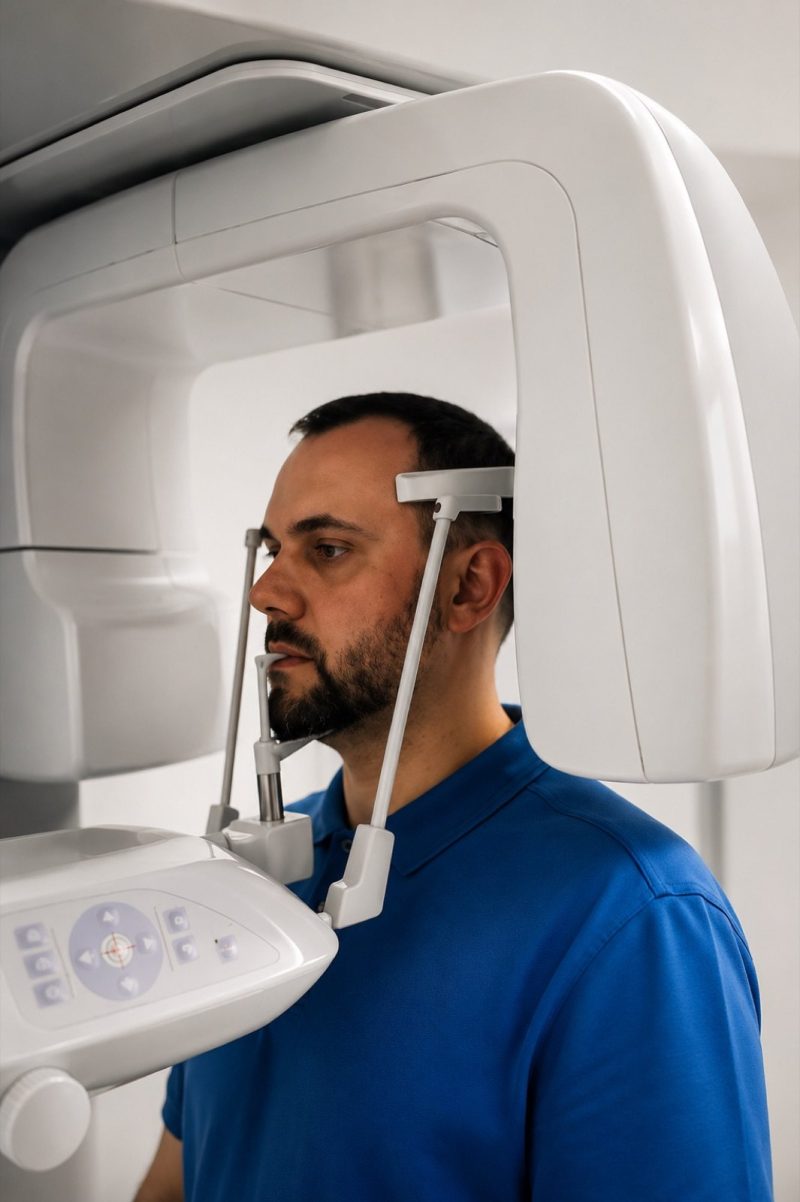 Panoramic X-ray machine at Genesis Dental Centre