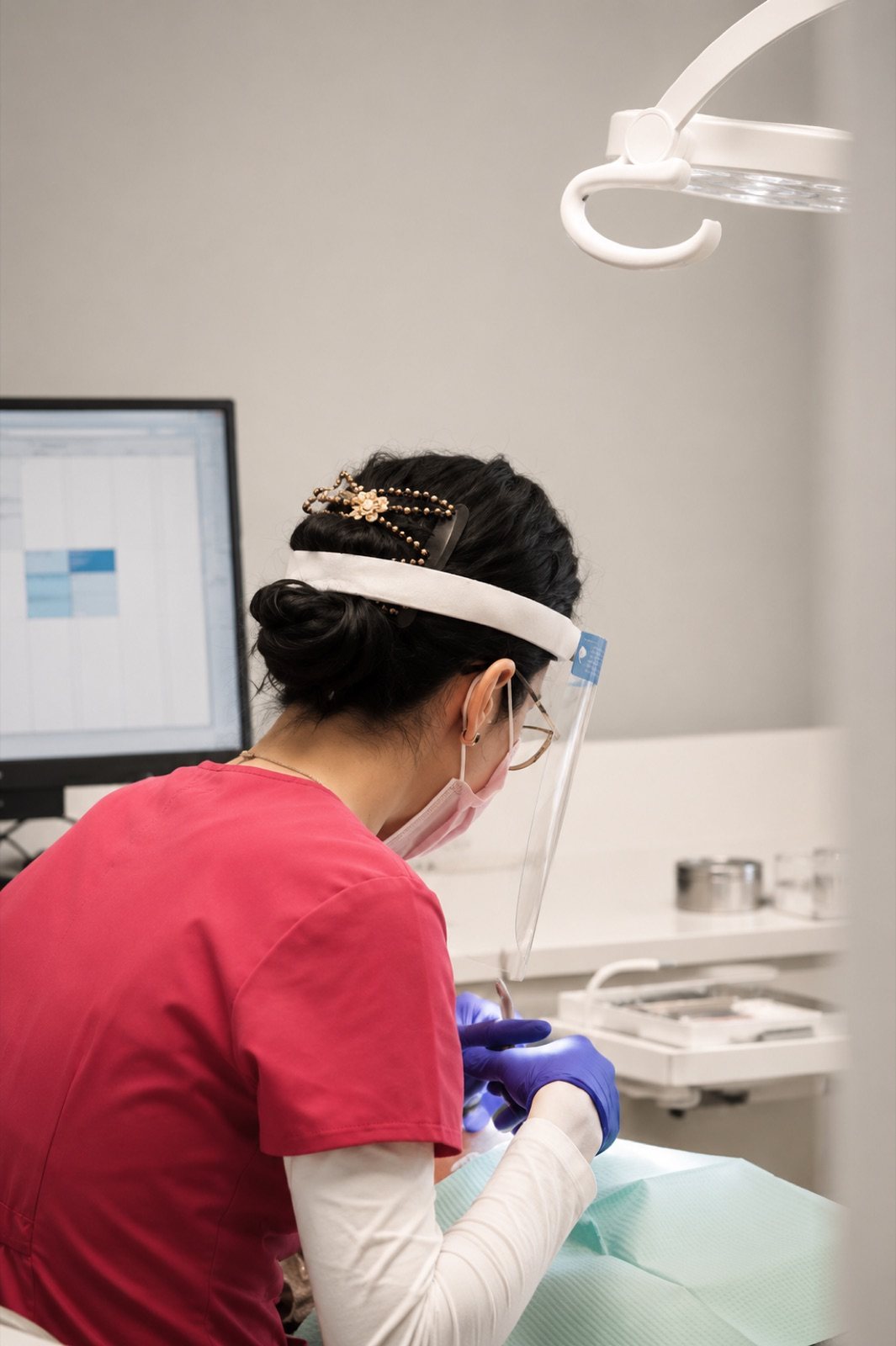 Treatment room at Genesis Dental Centre in SW Calgary